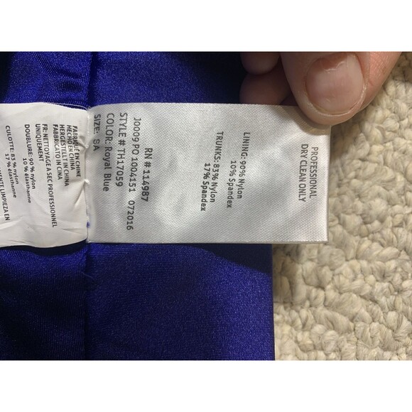 Tenth House Sequin Dance Shorts in Royal Blue Size Small Adult #TH17059 - Picture 4 of 8